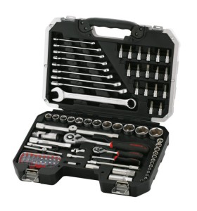 ZESTAW NARZĘDZIOWY 1/4", 1/2" (82 CZĘŚCI) + 13 EXTRA