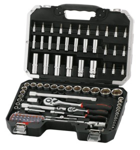 ZESTAW NARZĘDZIOWY 1/4", 1/2" (94 CZĘŚCI) + 12 EXTRA 