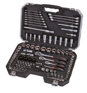 ZESTAW NARZĘDZIOWY 1/4", 3/8", 1/2" (120 CZĘŚCI)