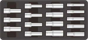 WKŁADKA NASADKI 1/2" + TORX WEW. (16 CZĘŚCI) DŁUGIE