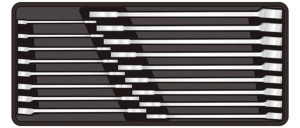 WKŁADKA ZESTAW KLUCZY PŁASKO-OCZKOWYCH 06-22MM (17 CZĘŚCI)