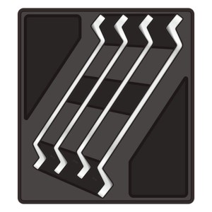 WKŁADKA KLUCZE OCZKOWO-ODGIĘTE 21-32MM (4 CZĘŚCI)