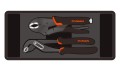 Wkładka F1BT08 w kolorze czarnym prezentująca schemat ułożenia skompletowanych narzędzi.