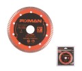 Tarcza diamentowa TURBO 125mm i opakowanie typu blister.