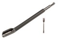 Bruzdownik 250mm w kolorze szaro-stalowym wraz z zawieszką typu blister.