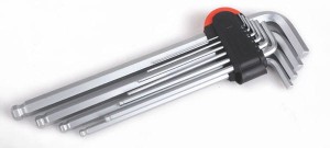 ZESTAW KLUCZY HEX 1,5-12 MM (10 CZ.) DŁUGIE KULKA