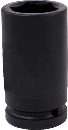 Nasadka udarowa długa P0417 w kolorze czarnym. U góry widoczne sześciokątne gniazdo łba śruby.